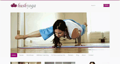 Desktop Screenshot of hushyoga.com