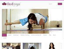 Tablet Screenshot of hushyoga.com